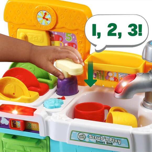 Leapfrog Scrub 'n Play Smart Sink (English Version)For 18 Months New in Box - Picture 8 of 16